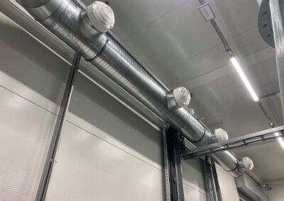 Instalacja wentylacji Gliwice LOGSTOR - realizacja Przedsiębiorstwo GLIMAR.