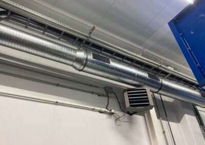 Instalacja wentylacji Gliwice LOGSTOR - realizacja Przedsiębiorstwo GLIMAR.