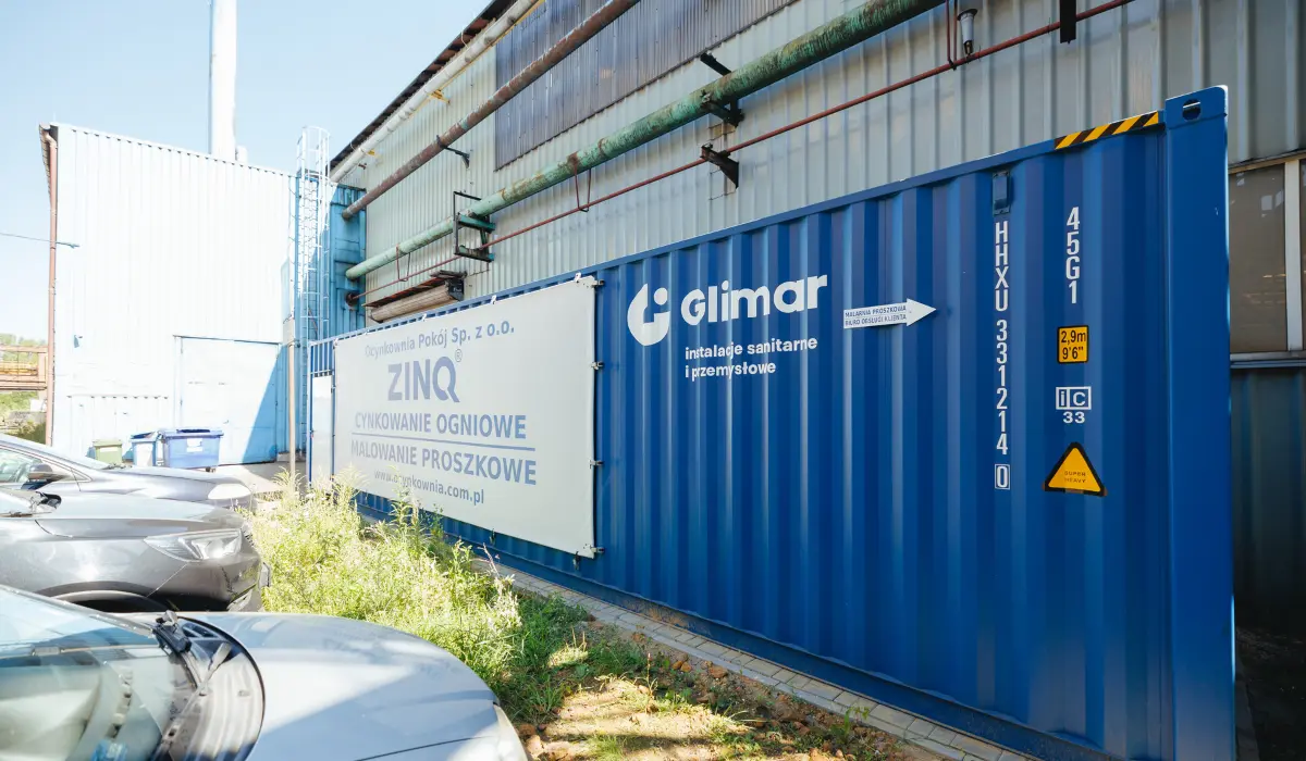 Sprężarkownia kontenerowa Ruda Śląska Ocynkownia Pokój