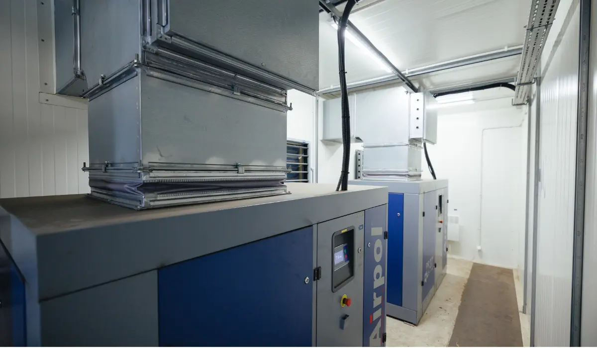 Sprężarkownia kontenerowa Ruda Śląska Ocynkownia Pokój