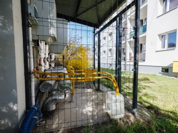 Zewnętrzna kotłownia gazowa w Sośnicowicach, realizacja firmy Glimar Gliwice